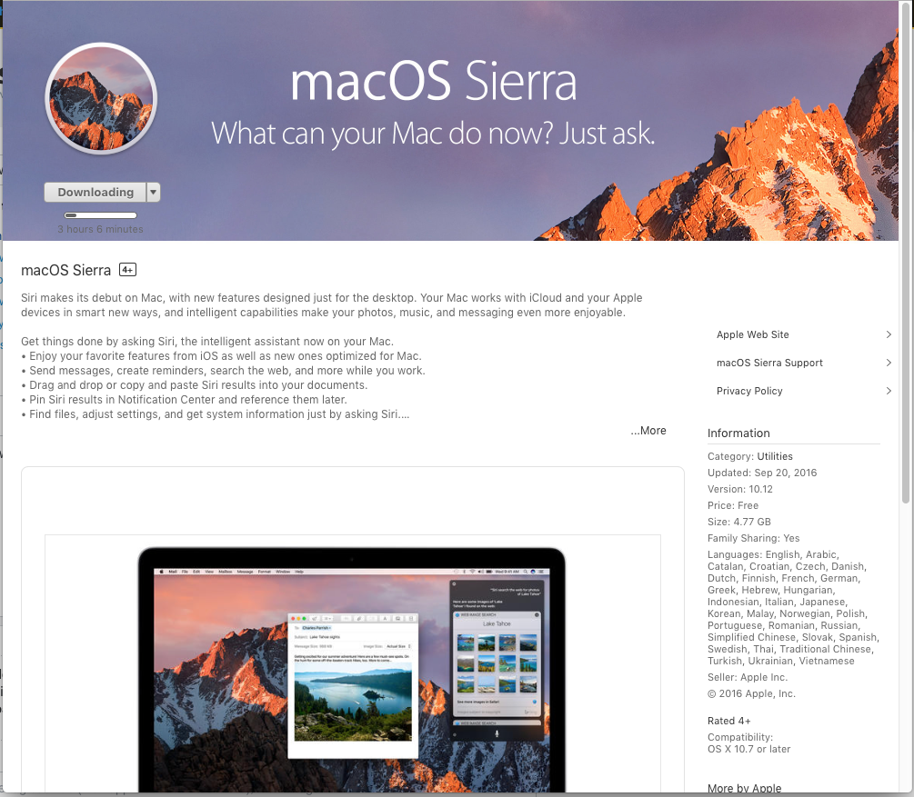 Mac os high sierra installer app download